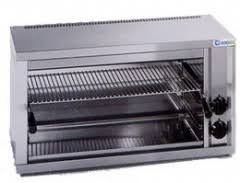 SALAMANDER SEF2/2 KLASICKÝ (230V) ZE 3 STRAN UZAVŘENÝ S POLOHOVATELNÝM ROŠTEM