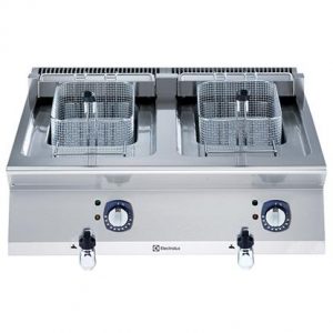 FRITÉZA ELEKTRICKÁXP700, 2X12 LITRŮ,1/1 MODUL, BEZ PODESTAVBY