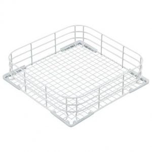 KOŠ DO MYČKY NÍZKÝ 400x400x100mm NA  SKLENICE