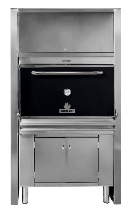 TROUBA NA UHLÍ MIBRASA HMB AB 75 NA SKŘÍŇOVÉM PODSTAVCI, S OTEVŘENOU HORNÍ SKŘÍŇKOU