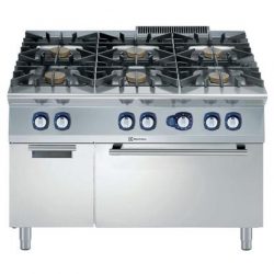 SPORÁK PLYNOVÝ XP900, 6 HOŘÁKŮ(6x10kW), NA PLYNOVÉ TROUBĚ