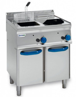 FRITÉZA ELEKTRICKÁ 13+13 LT. NA UZAVŘENÉ PODESTAVBĚ