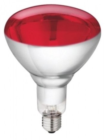 ŽÁROVKA INFRA 250W RED - ČERVENÁ