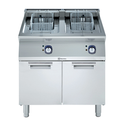 FRITÉZA ELEKTRICKÁ XP700, 2X14 LITRŮ,1/1 MODUL S PODESTAVBOU