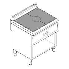 SPORÁK PLYNOVÝ TÁLOVÝ 1/1 MODUL