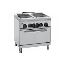 SPORÁK ELEKTRICKÝ, 4X ČTVERCOVÉ PLOTNY, S EL. TROUBOU