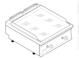 GRIL PLYNOVÝ 1/2 MODUL S PODESTAVBOU