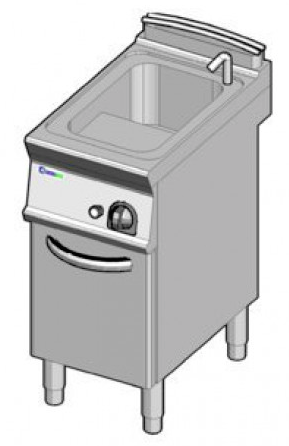 VAŘIČ TĚSTOVIN PLYNOVÝ24LT 1/2 MODUL S PODESTAVBOU