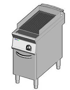 GRIL PLYNOVÝ 1/2 MODUL S PODESTAVBOU