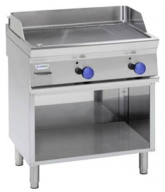 PEČÍCÍ DESKA ELEKTRICKÁ KOMBINOVANÁ 1/1 MODUL NA PODESTAVBĚ