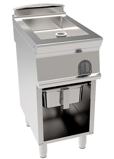 PÁNEV MULTIFUNKČNÍ ELEKTRICKÁ 1/2 MODUL  S NEREZOVOU VANOU NA PODESTAVBĚ